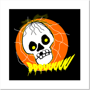 Halloween Cranium Skull Posters and Art